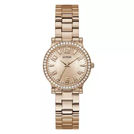 Guess Női óra karóra FAWN GW0686L3 nemesacél rosegod