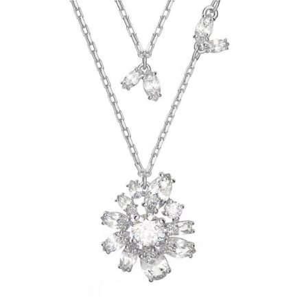 Swarovski Női Lánc nyaklánc ékszer nemesacél Gema Flower 5648977