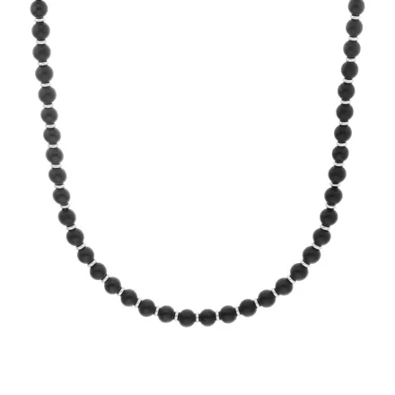 s.Oliver ékszer férfi Lánc nemesacél ezüst Beads Achat 2038004