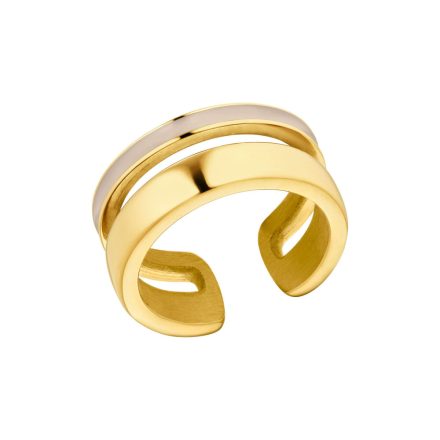 s.Oliver ékszer Női gyűrű nemesacél IP arany 203798 54 (17.2 mm Ø)