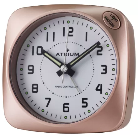 ATRIUM óra analóg Funkwecker A610-17 ébresztő Snooze fény rosegold