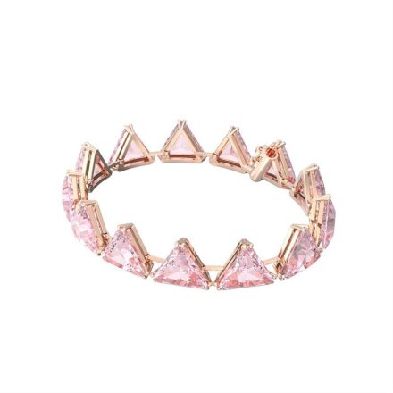 Swarovski Női karkötő rosegold Ortyx kristály Dreieckschliff rózsaszín 5614934