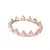Swarovski Női karkötő rosegold Ortyx kristály Dreieckschliff rózsaszín 5614934