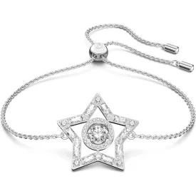   Swarovski Női karkötő nemesacél ezüst kristály Stella Stern 5617881