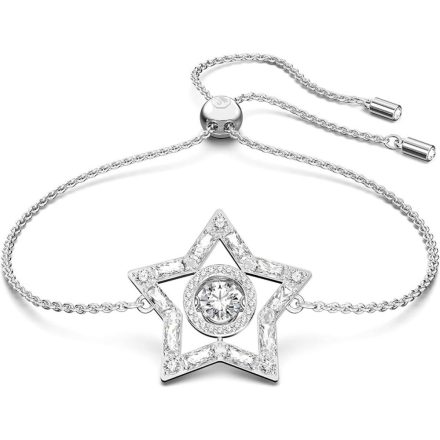 Swarovski Női karkötő nemesacél ezüst kristály Stella Stern 5617881