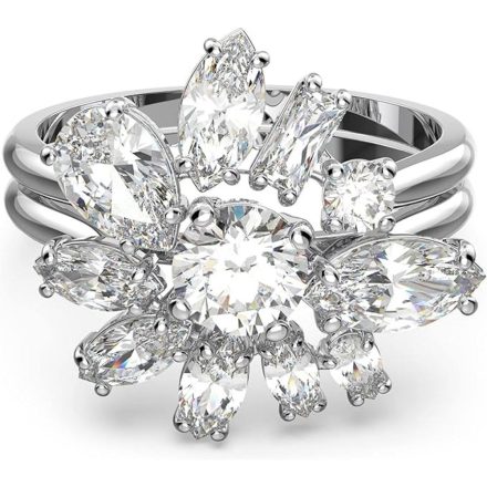 Swarovski Női gyűrű Fém ezüst kristály GEMA-gyűrű-ezüst 50 (15.9 mm Ø)