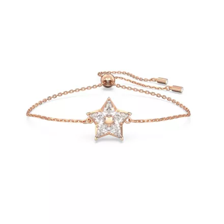 Swarovski Női karkötő Fém rosegold Stern kristály Stella 5645460