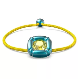   Swarovski Női karkötő Textil Dulcis kék kristály sárga 5613667