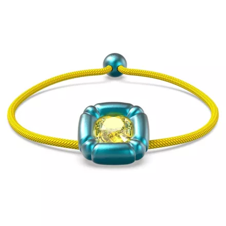 Swarovski Női karkötő Textil Dulcis kék kristály sárga 5613667