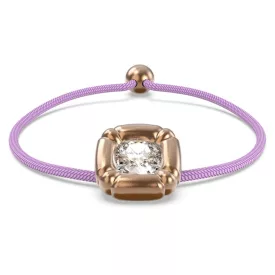   Swarovski Női karkötő lila Textil Dulcis kristály 5617983