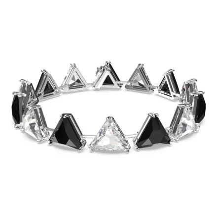 Swarovski Női karkötő Ortyx kristály Dreieckschliff sw fehér 5619154