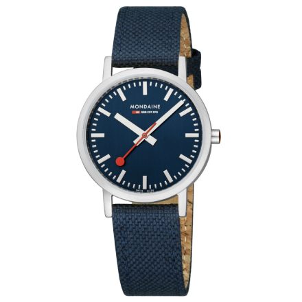 Mondaine Unisex férfi női óra klasszikus karóra 36 mm A660.30314.40SBD Textil