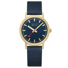   Mondaine Unisex férfi női óra klasszikus karóra 36 mm A660.30314.40SBQ Textil