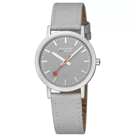 Mondaine Unisex férfi női óra klasszikus karóra 36 mm A660.30314.80SBH Textil