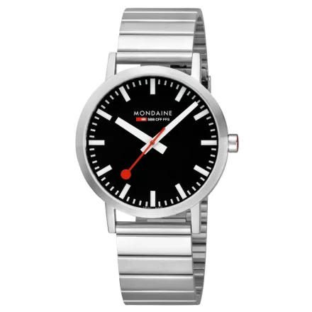 Mondaine férfi óra klasszikus karóra 40 mm A660.30360.16SBW nemesacél