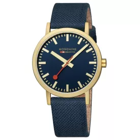   Mondaine férfi óra klasszikus karóra 40 mm A660.30360.40SBQ Textil