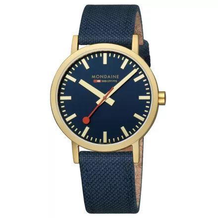 Mondaine férfi óra klasszikus karóra 40 mm A660.30360.40SBQ Textil