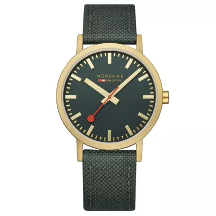 Mondaine férfi óra klasszikus karóra 40 mm A660.30360.60SBS Textil