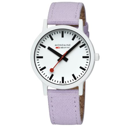 Mondaine Unisex férfi női óra karóra 41 mm MS1.41110.LQ1 Essence Textil