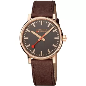   Mondaine férfi óra klasszikus karóra 40 mm MSE.40181.LG bőr