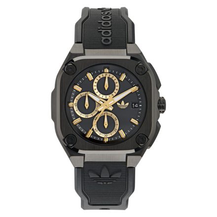 Adidas Unisex férfi női óra Chrono CITY TECH három fekete AOFH24020