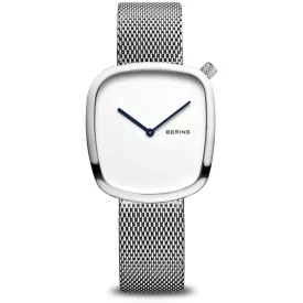  Bering Női óra karóra vékony klasszikus - 18034-007-M Mesh-karkötő