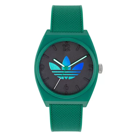 Adidas Unisex férfi női óra PROJECT kettő GRFX műanyag zöld AOST24552