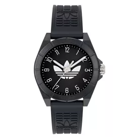   Adidas Unisex férfi női óra PROJECT négy műanyag fekete AOST24568