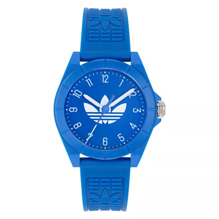 Adidas Unisex férfi női óra PROJECT négy műanyag kék AOST24571