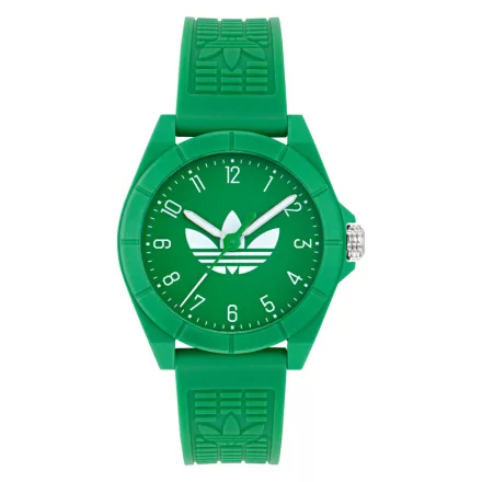 Adidas Unisex férfi női óra PROJECT négy műanyag zöld AOST24572