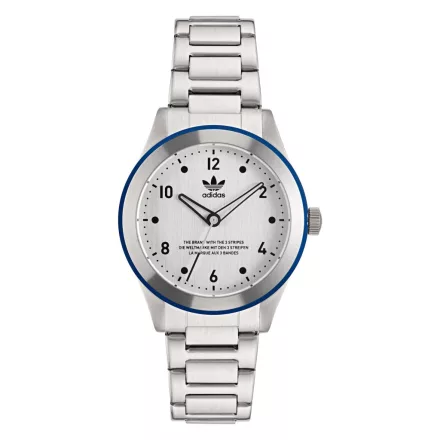 Adidas Unisex férfi női óra CODE három nemesacél ezüst AOSY22518