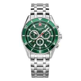   Swiss Alpine Military férfi óra analóg Kronográf 7034.9134SAM nemesacél
