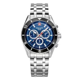   Swiss Alpine Military férfi óra analóg Kronográf 7034.9136SAM nemesacél