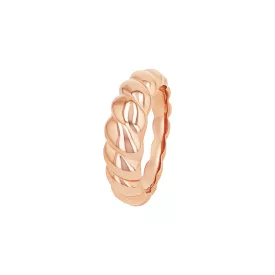   s.Oliver ékszer Női gyűrű nemesacél IP rózsa 203884 58 (18.4 mm Ø)