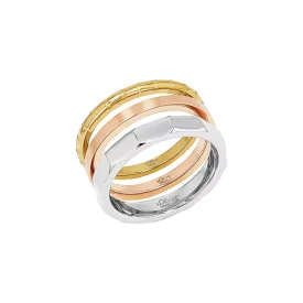   s.Oliver ékszer Női gyűrű nemesacél IP rózsa+arany 203889 56 (17.8 mm Ø)
