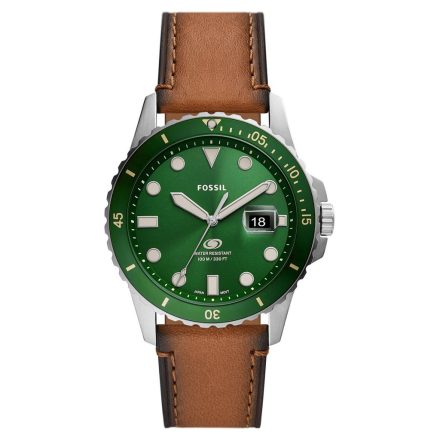 Fossil férfi óra karóra kék FS5946 bőr