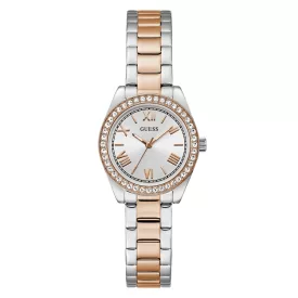   Guess Női óra karóra GD MINI LUNA GW0841L3 nemesacél bicolor