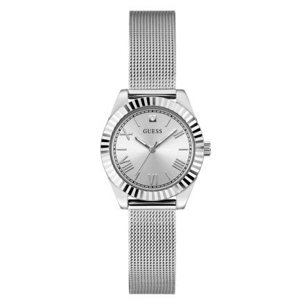 Guess Női óra karóra GD MINI LUNA GW0842L1 nemesacél ezüst