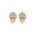 Philipp Plein Unisex férfi női fülbevaló ékszer nemesacél arany ENIGMA PJOEA17EU