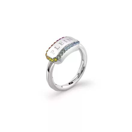 Philipp Plein Női gyűrű nemesacél ezüst nap PJQEA01R 52 (16.5 mm Ø)