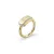 Philipp Plein Női gyűrű nemesacél IP arany nap PJQEA06R 56 (17.8 mm Ø)