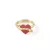 Philipp Plein Női gyűrű nemesacél IP arany VALENTINE PJFEA01R 56 (17.8 mm Ø)