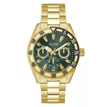 Guess férfi óra karóra Letterman GW0904G2 nemesacél arany