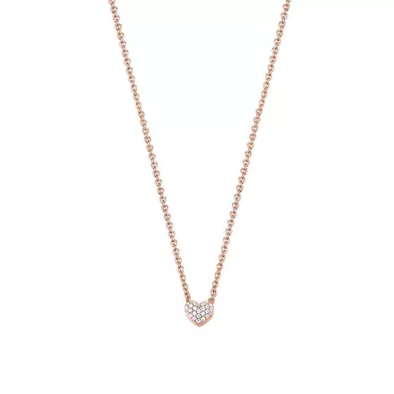 Esprit Női Lánc nyaklánc ezüst rosegold cirkónia kicsi ESNL92942C420-1