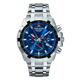   Swiss Alpine Military férfi óra Chrono 7043.9235SAM nemesacél