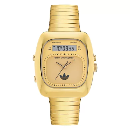 Adidas Unisex férfi női óra Analaog Retro Wave három nemesacél AOSY25014