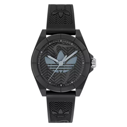 Adidas Unisex férfi női óra PROJECT négy műanyag fekete AOST25033