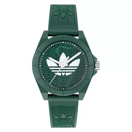 Adidas Unisex férfi női óra PROJECT négy műanyag zöld AOST25034