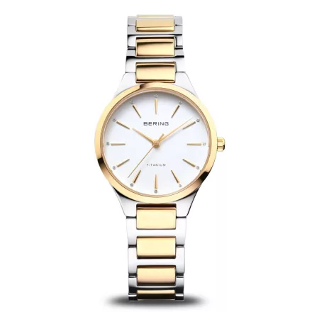 Bering Női óra karóra klasszikus Titanium bicolor - 15630-701