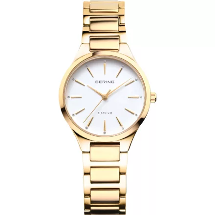 Bering Női óra karóra klasszikus Titanium arany - 15630-734